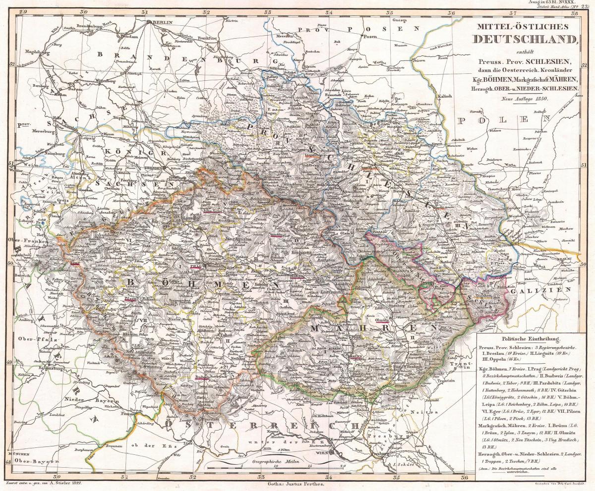 Plan historique Czech Republic (Czechoslovakia)